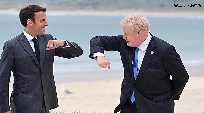 Johnson ile Macron'dan G7 görüşmesi.