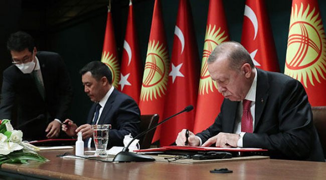 Türkiye ile Kırgızistan arasında 7 anlaşma imzalandı