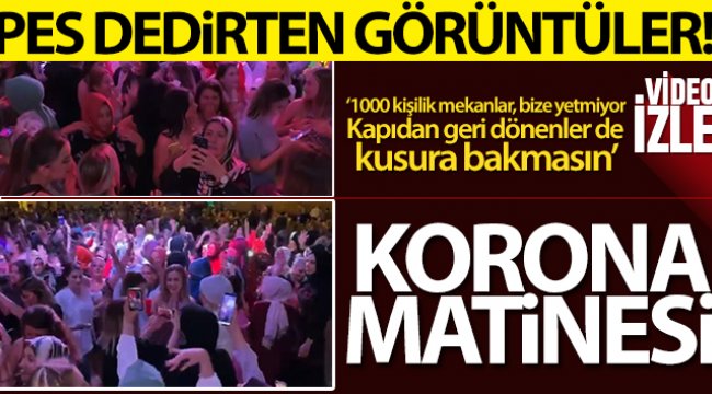 Bursa'da korona matinesi