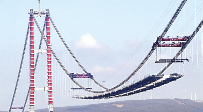 1915 Çanakkale Köprüsü’nün yolu göründü