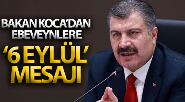 Bakan Koca: &#039;Hastalığa yakalananlar çocuklarını üzer&#039;