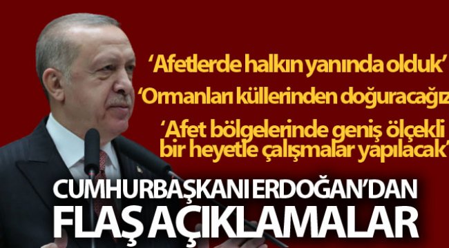 Cumhurbaşkanı Erdoğan: &#039;Geniş ölçekli bir heyetle afet bölgelerinde çalışmalar gerçekleştirilecek&#039;