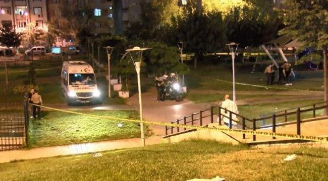 Güngören'de parkta silahlı saldırı!