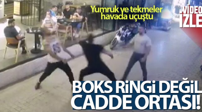 Isparta’da 2 grup arasındaki kavga boks maçını aratmadı