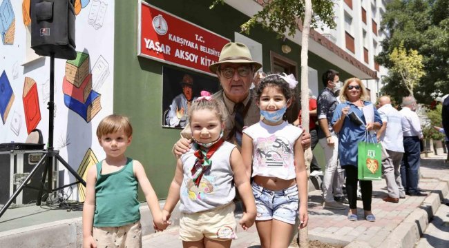 Karşıyaka'ya Yaşar Aksoy kitaplığı