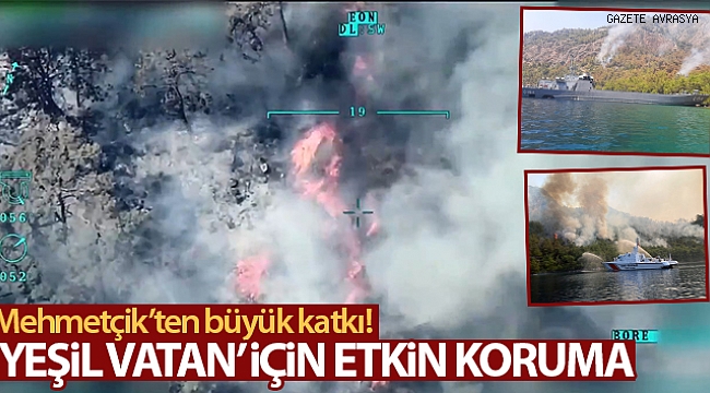 Mehmetçik'ten, Yeşil Vatan'ın korunmasına büyük katkı.