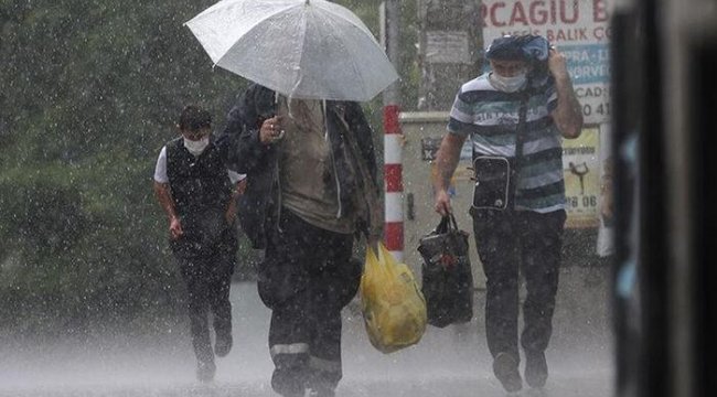 Meteoroloji'den kuvvetli yağış ve sel uyarısı (20 Ağustos Cuma hava durumu)