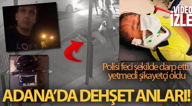 Plakasını cerrahi maskeyle kapattı, trafik polisini kaskla yaraladı