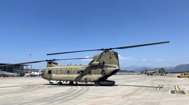 Son dakika haberi! ABD yangın söndürme helikopterleri Dalaman&#039;da