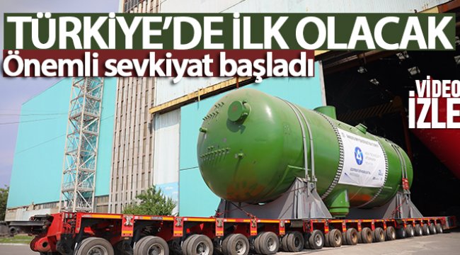 Akkuyu NGS'nin 2. ünitesi için üretilen buhar jeneratörlerinin sevkiyatına başlandı