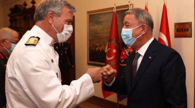 Bakan Akar, NATO Askeri Komite Başkanı ile görüştü