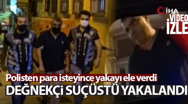 Beyoğlu&#039;nda değnekçi operasyonu