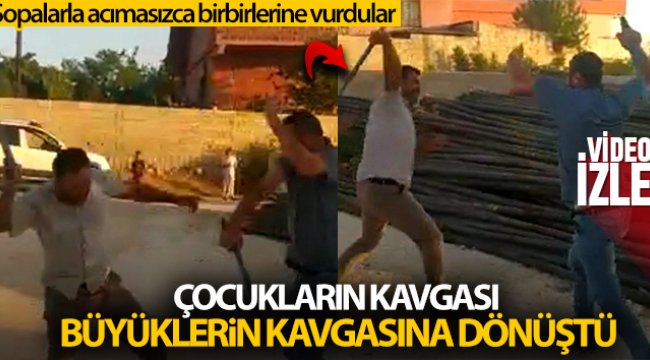Çocuk kavgası büyüklerin kavgasına dönüştü