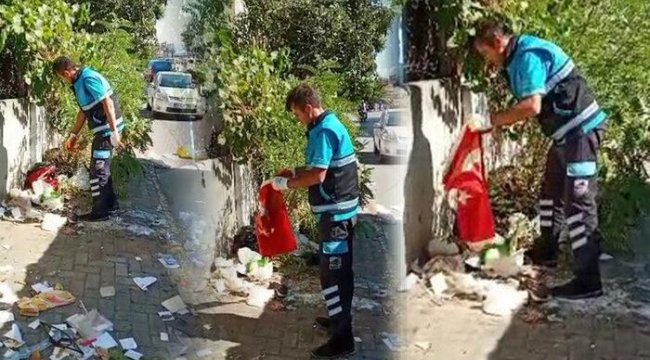 Pendik’te temizlik işçisinin yürekleri ısıttı! Çöplerin arasına bırakıldığını görünce...