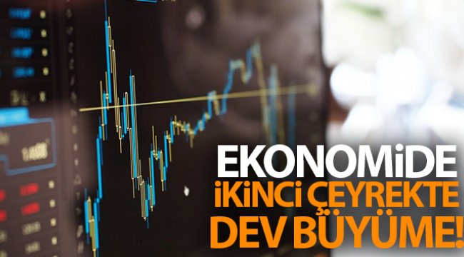 Türkiye ikinci çeyrekte yüzde 21,7 büyüdü