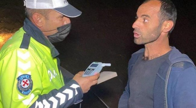 15 metrelik uçurumdan uçan sürücü kendi alkol testini kendi yaptı: Alkollüyüm o zaman