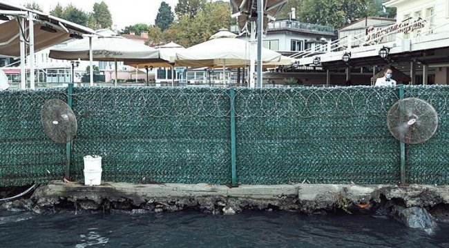 Boğaz'a dökülen derenin kötü kokusuna vantilatörlü çözüm