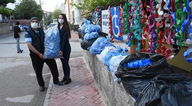 Eskişehir&#039;de dede ve torunun mavi kapaklarını çalan sanığa 7 yıl hapis istemi