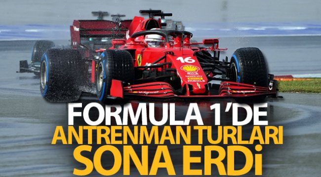 Formula 1’de antrenman turları sona erdi