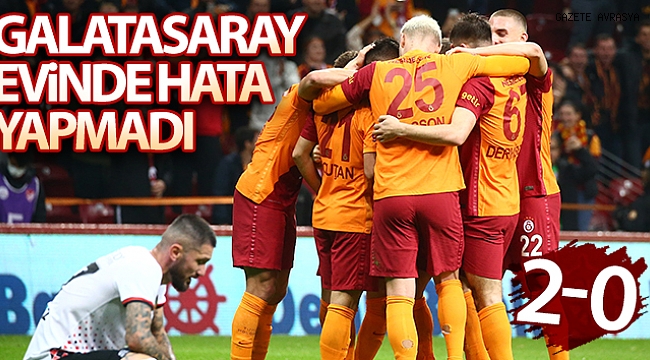 Galatasaray evinde hata yapmadı.