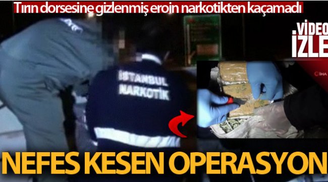 Kuzey Marmara Otoyolu’nda nefes kesen uyuşturucu operasyonu: Tırda 88 kilo eroin ele geçirildi