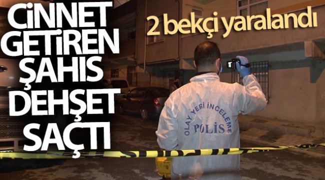 Sancaktepe’de cinnet getiren şahıs dehşet saçtı: 2 bekçi pompalı tüfekle yaralandı