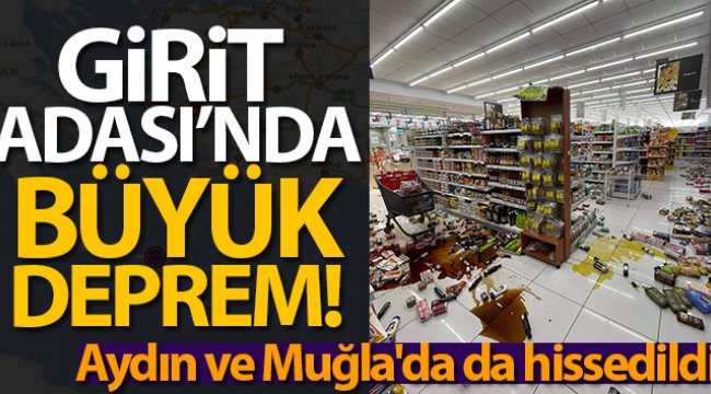 Yunanistan'ın Girit Adası'nda 6.3 büyüklüğünde deprem