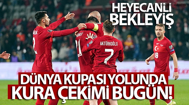 2022 FIFA Dünya Kupası play-off kuraları bugün çekiliyor.