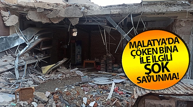 Çöken bina ile ilgili şok savunma.