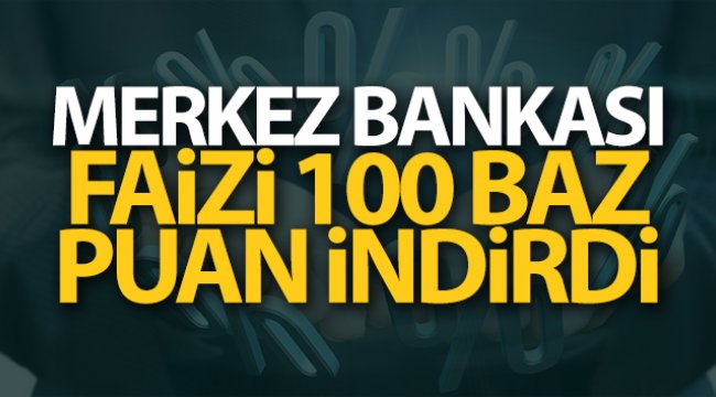 Merkez Bankası faiz kararını açıkladı!