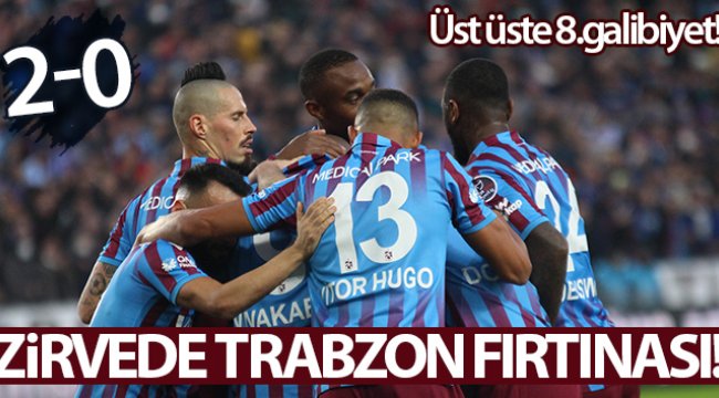 Lider tam gaz! Üste üste 8. galibiyet