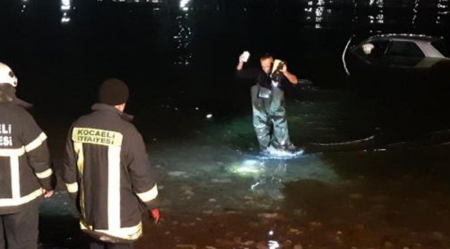 Otomobili denize sürüp gitti, hatırlamadığını söyledi