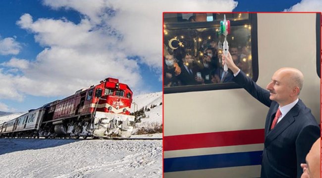 Turistik Doğu Ekspresi, 21 ay sonra seferlerine başladı! Bakan Karaismailoğlu, treni Ankara'dan Kars'a uğurladı