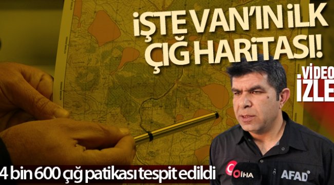 Van’ın ilk kez çığ haritası çıkarıldı