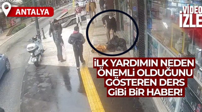 Yoldan geçenlerin duyarsızlığı pes dedirtti!