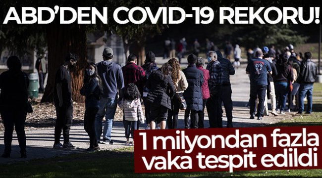 ABD’den Covid-19 rekoru: 1 milyon vaka tespit edildi
