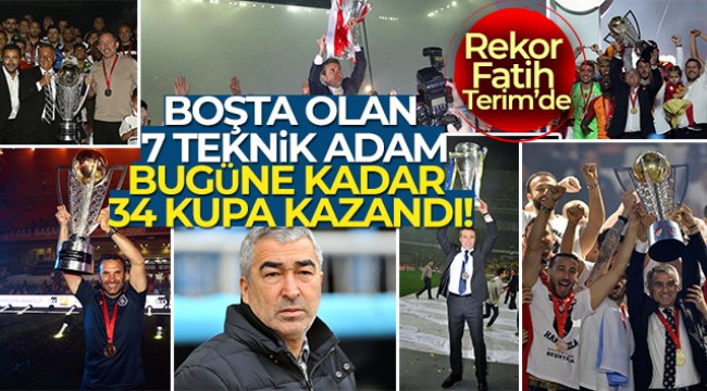 Boşta olan 7 teknik adam bugüne kadar 34 kupa kazandı!