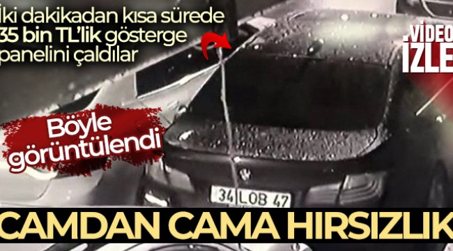 Esenyurt’ta gösterge paneli hırsızları yine iş başında