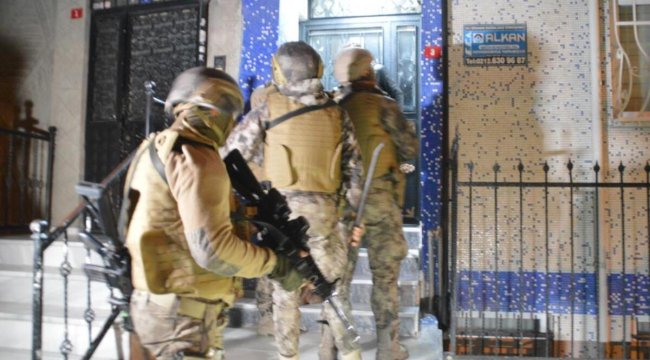 İstanbul&#039;da helikopter destekli narkotik operasyonu