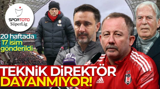 Süper Lig’e teknik direktör dayanmıyor; 20 haftada 17 isim!