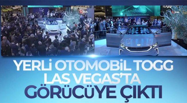 Yerli otomobil TOGG Las Vegas’ta görücüye çıktı
