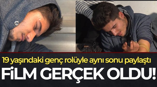 19 yaşındaki genç rolüyle aynı sonu paylaştı