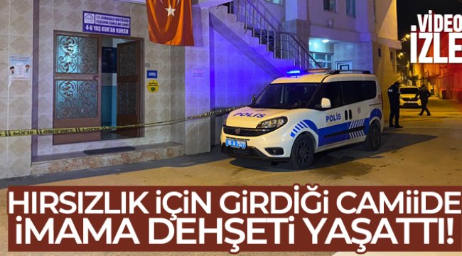 Bursa’da hırsızlık için camiye giren şüpheli imamı bıçakladı