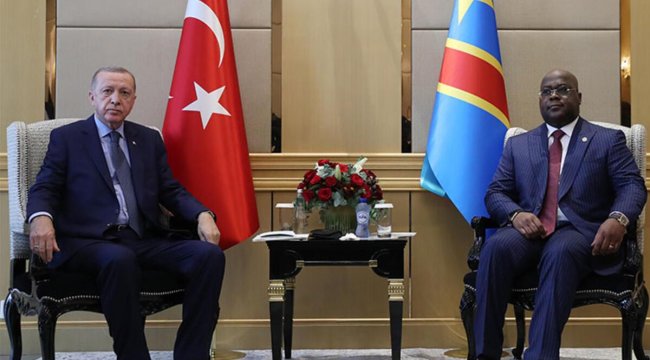 Cumhurbaşkanı Erdoğan, Kongo Cumhurbaşkanı Tshisekedi ile görüştü