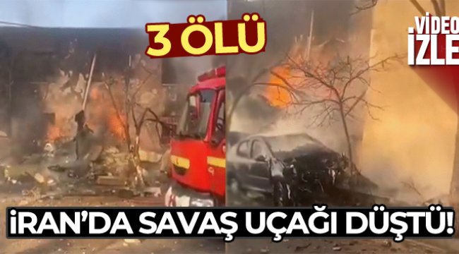 İran’da savaş uçağı düştü