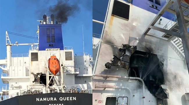 Japon yük gemisi Karadeniz&#039;de Rus füzesi tarafından vuruldu: 1 yaralı