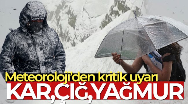 Meteoroloji uyardı! İşte yurtta hava durumu