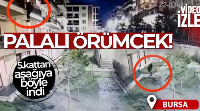 Palayla siteye girdi, 5.kattan aşağıya balkonlardan indi