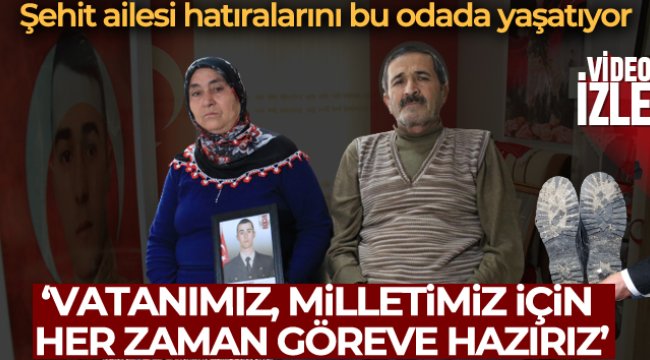Şehit babası: &#039;Vatanımız, milletimiz için her zaman göreve hazırız&#039;