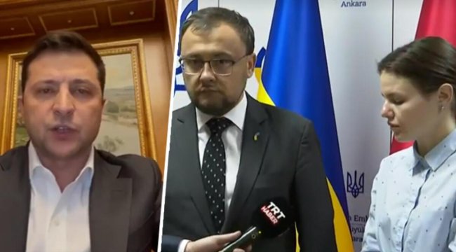 Son dakika... Ukrayna lideri Zelenskiy&#039;den ilk açıklama! Sıkıyönetim ilan edildi
